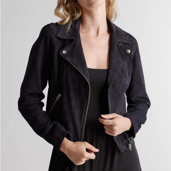 Quince Suede Motorcycle Jacket - Picture 2 of 4